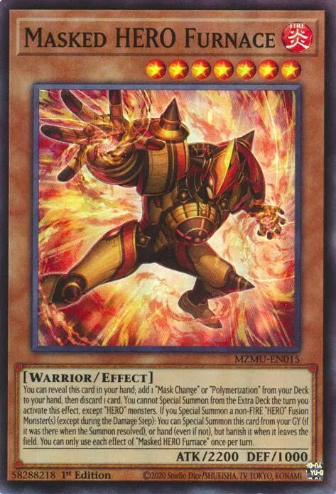 Masked HERO Furnace — Maze of Muertos — Yu-Gi-Oh!