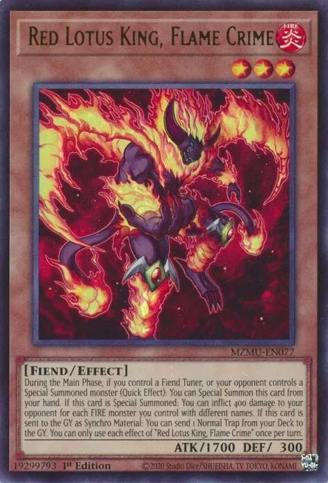 Red Lotus King, Flame Crime — Maze of Muertos — Yu-Gi-Oh!