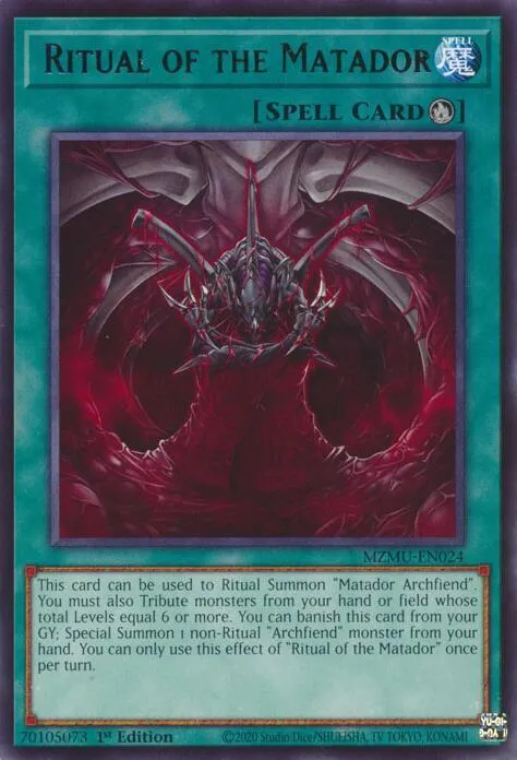Ritual of the Matador — Maze of Muertos — Yu-Gi-Oh!