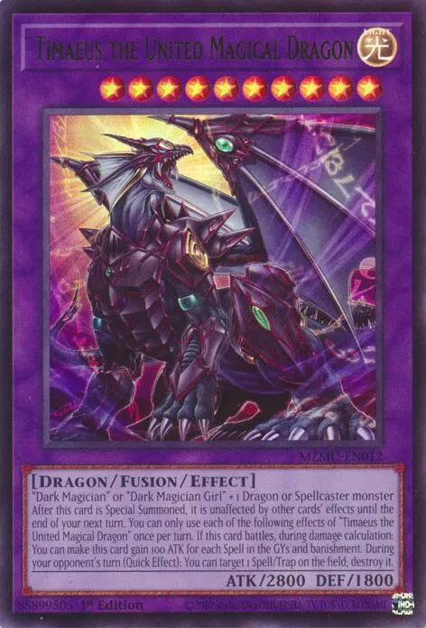 Timaeus the United Magical Dragon — Maze of Muertos — Yu-Gi-Oh!