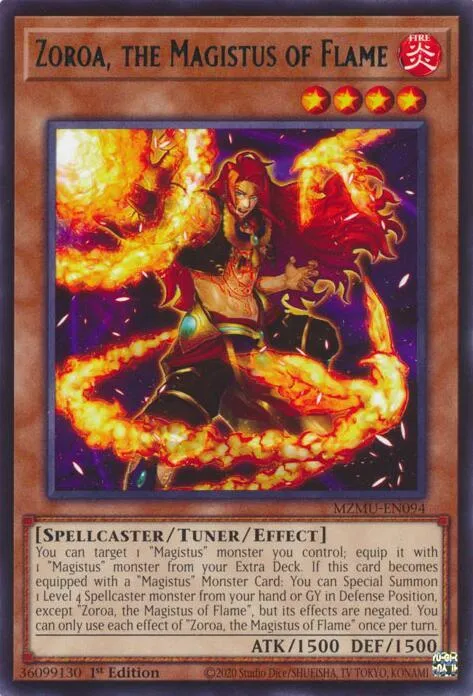 Zoroa, the Magistus of Flame — Maze of Muertos — Yu-Gi-Oh!