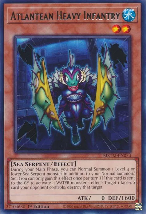 Atlantean Heavy Infantry — Maze of the Master — Yu-Gi-Oh!