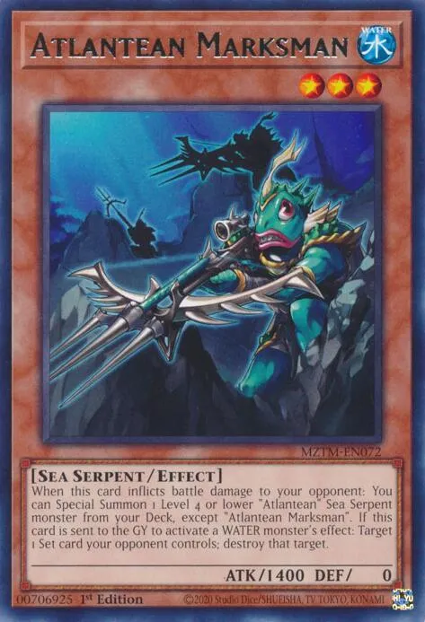 Atlantean Marksman — Maze of the Master — Yu-Gi-Oh!