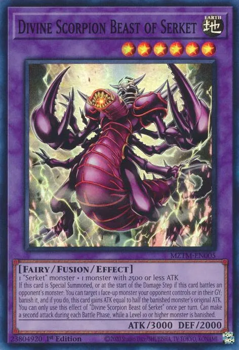Divine Scorpion Beast of Serket — Maze of the Master — Yu-Gi-Oh!