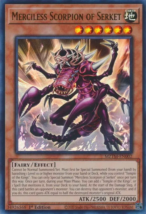 Merciless Scorpion of Serket — Maze of the Master — Yu-Gi-Oh!