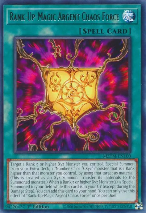 Rank-Up-Magic Argent Chaos Force — Maze of the Master — Yu-Gi-Oh!