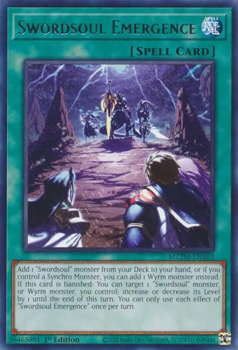 Swordsoul Emergence — Maze of the Master — Yu-Gi-Oh!