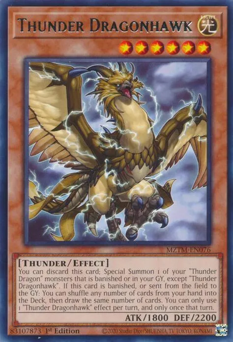 Thunder Dragonhawk — Maze of the Master — Yu-Gi-Oh!