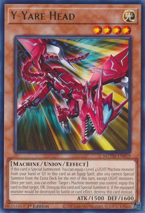Y-Yare Head — Maze of the Master — Yu-Gi-Oh!