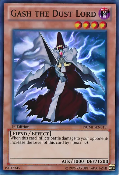 Gash le Seigneur Poussière — Number Hunters — Yu-Gi-Oh!