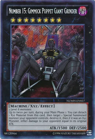 Number 15: Gimmick Puppet Giant Grinder — Number Hunters - Unlimited — Yu-Gi-Oh!