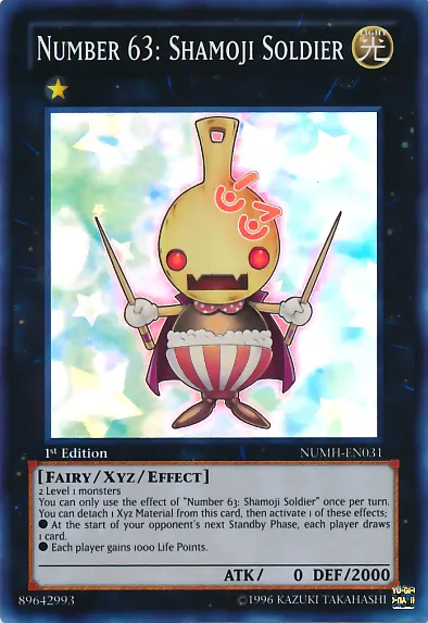 Number 63: Shamoji Soldier — Number Hunters — Yu-Gi-Oh!
