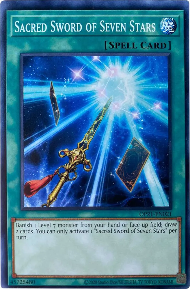 Épée Sacrée des Sept Étoiles — OTS Tournament Pack 21 — Yu-Gi-Oh!