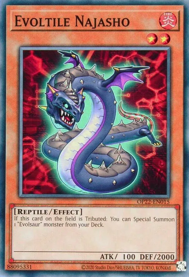 Evoltile Najasho — OTS Tournament Pack 22 — Yu-Gi-Oh!
