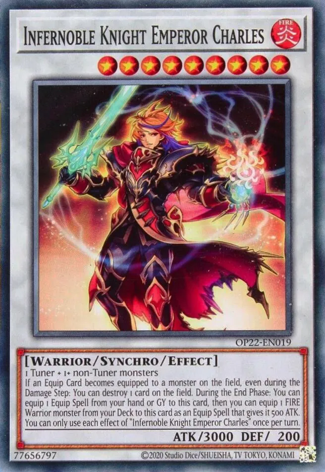 Infernoble Knight Emperor Charles — OTS Tournament Pack 22 — Yu-Gi-Oh!
