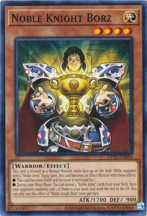 Noble Knight Borz — OTS Tournament Pack 22 — Yu-Gi-Oh!
