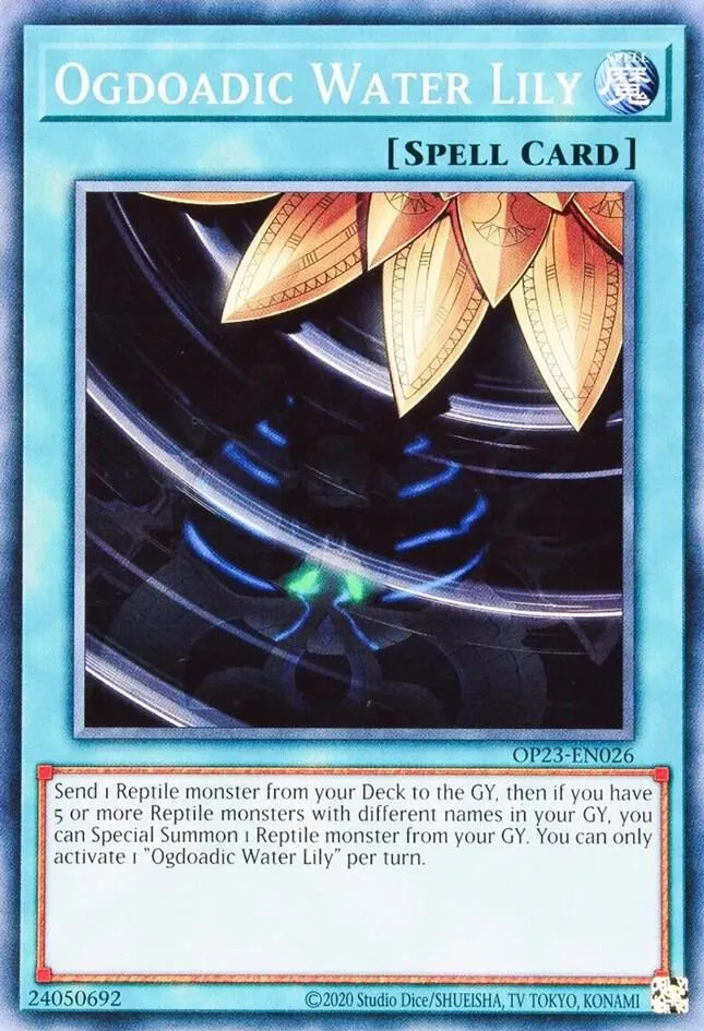 Ogdoadic Water Lily — OTS Tournament Pack 23 — Yu-Gi-Oh!