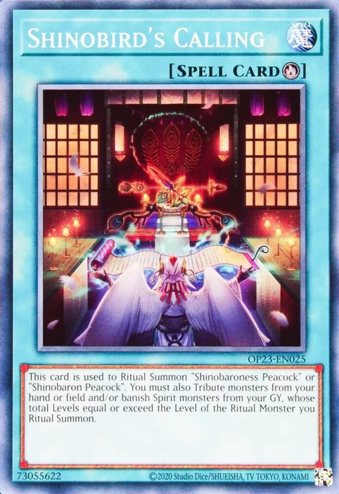 Shinobird's Calling — OTS Tournament Pack 23 — Yu-Gi-Oh!