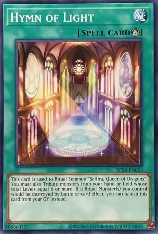 Hymn of Light — OTS Tournament Pack 24 — Yu-Gi-Oh!
