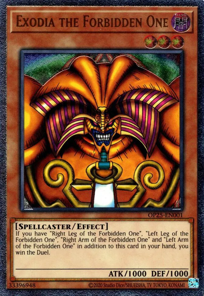 Exodia the Forbidden One — OTS Tournament Pack 25 — Yu-Gi-Oh!