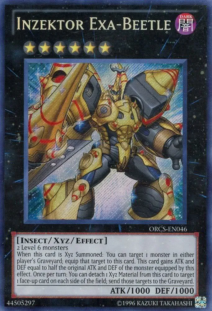 Inzektor Exa-Beetle — Order of Chaos - Unlimited — Yu-Gi-Oh!