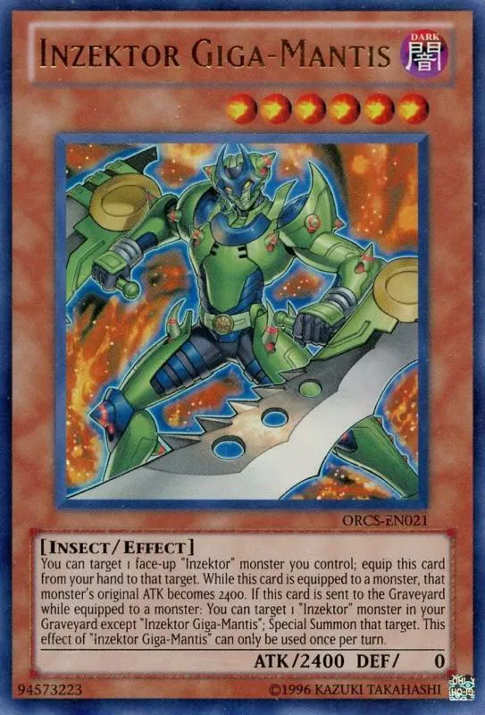 Inzektor Giga-Mantis — Order of Chaos - Unlimited — Yu-Gi-Oh!