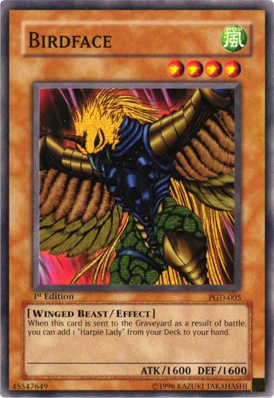 Birdface — Pharaonic Guardian — Yu-Gi-Oh!