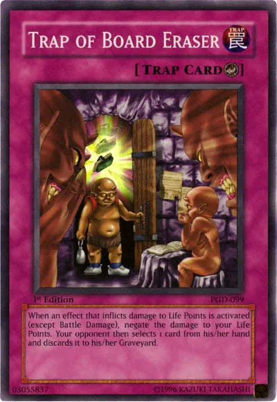 Trap of Board Eraser — Pharaonic Guardian — Yu-Gi-Oh!