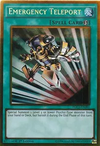 Emergency Teleport — Premium Gold: Infinite Gold — Yu-Gi-Oh!