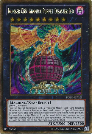 Number C88: Gimmick Puppet Disaster Leo — Premium Gold - Unlimited — Yu-Gi-Oh!