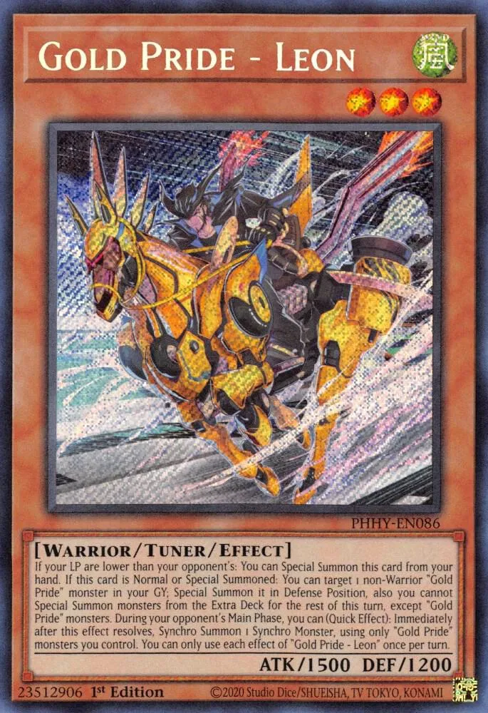 Gold Pride - Leon from Photon Hypernova - Yu-Gi-Oh!