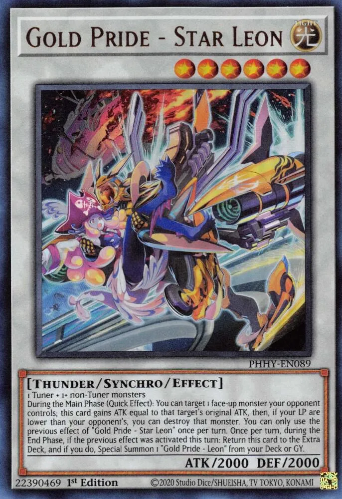 Gold Pride - Star Leon — Photon Hypernova — Yu-Gi-Oh!