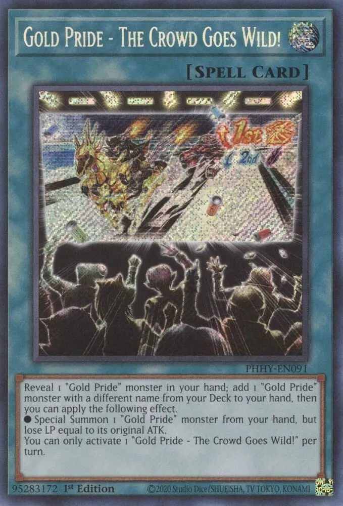 Gold Pride - The Crowd Goes Wild! — Photon Hypernova — Yu-Gi-Oh!