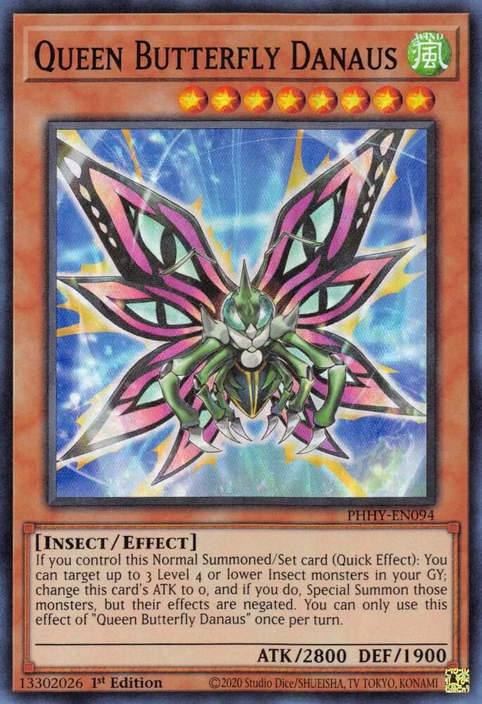 Queen Butterfly Danaus — Photon Hypernova — Yu-Gi-Oh!