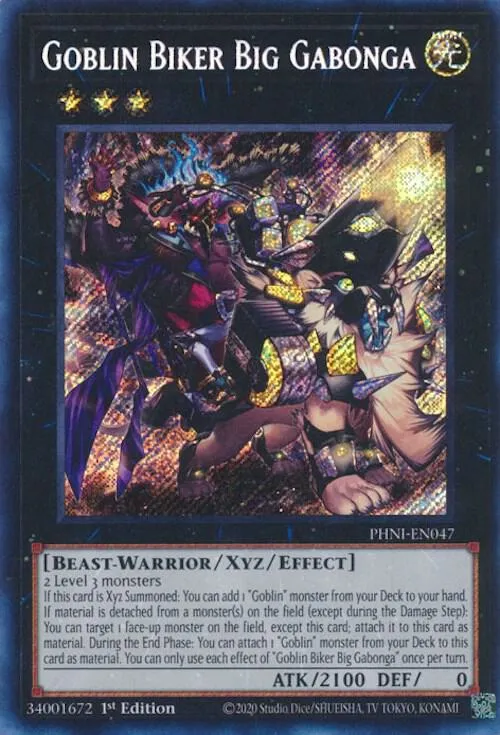 Goblin Biker Big Gabonga — Phantom Nightmare — Yu-Gi-Oh!
