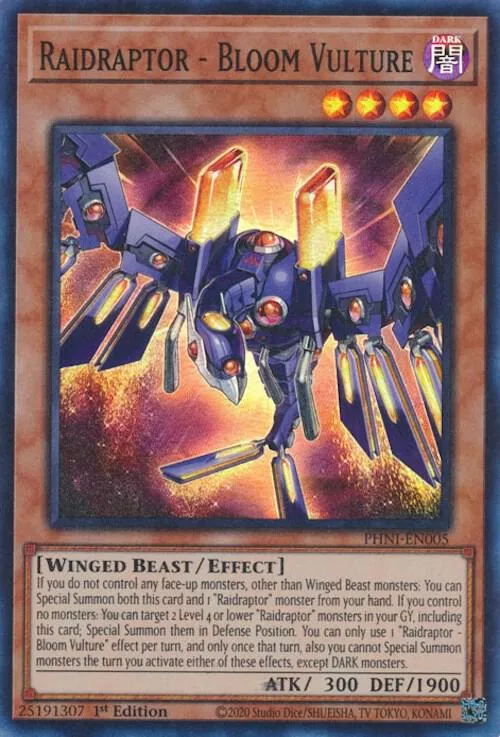 Raidraptor - Bloom Vulture — Phantom Nightmare — Yu-Gi-Oh!