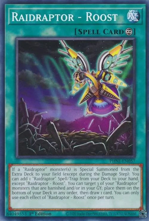 Raidraptor - Perchoir — Phantom Nightmare — Yu-Gi-Oh!