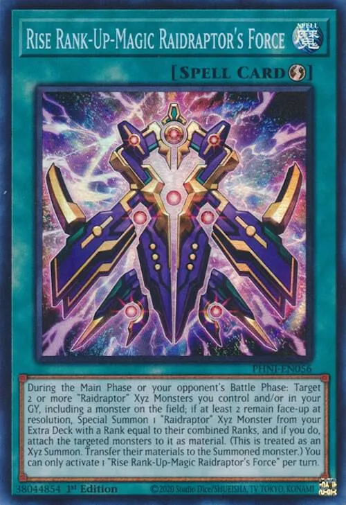 Rise Rank-Up-Magic Raidraptor's Force — Phantom Nightmare — Yu-Gi-Oh!