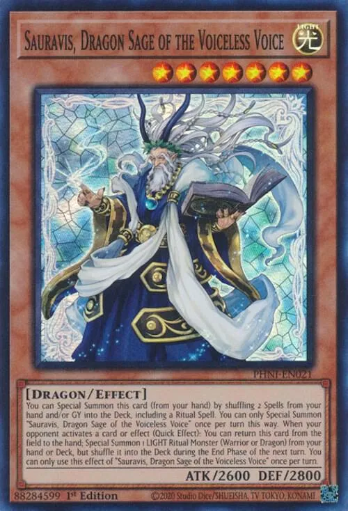 Sauravis, Dragon Sage of the Voiceless Voice — Phantom Nightmare — Yu-Gi-Oh!