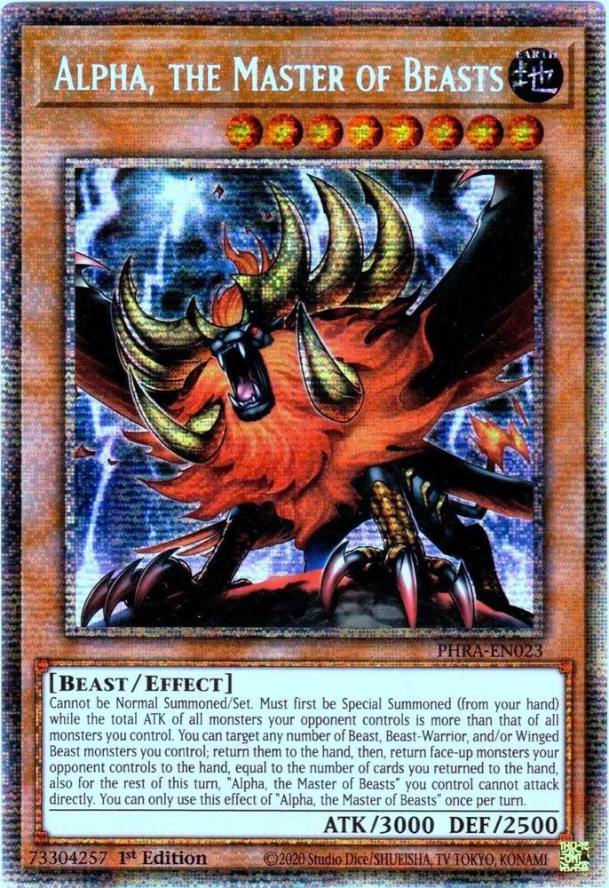 Alpha, the Master of Beasts — Phantom Rage — Yu-Gi-Oh!