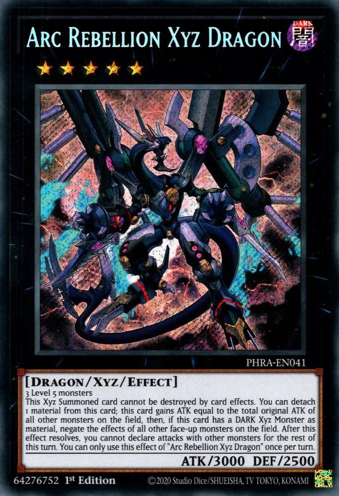 Arc Rebellion Xyz Dragon — Phantom Rage — Yu-Gi-Oh!