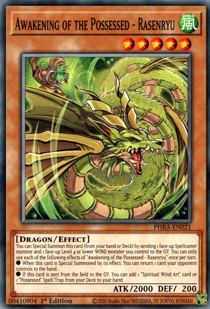 Awakening of the Possessed - Rasenryu — Phantom Rage — Yu-Gi-Oh!