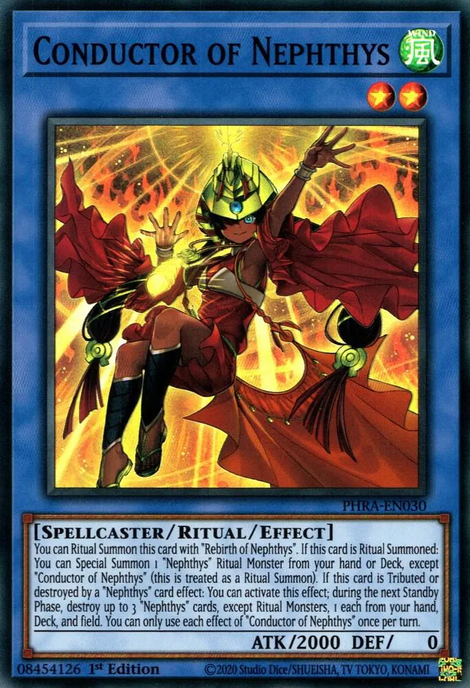 Conductor of Nephthys — Phantom Rage — Yu-Gi-Oh!