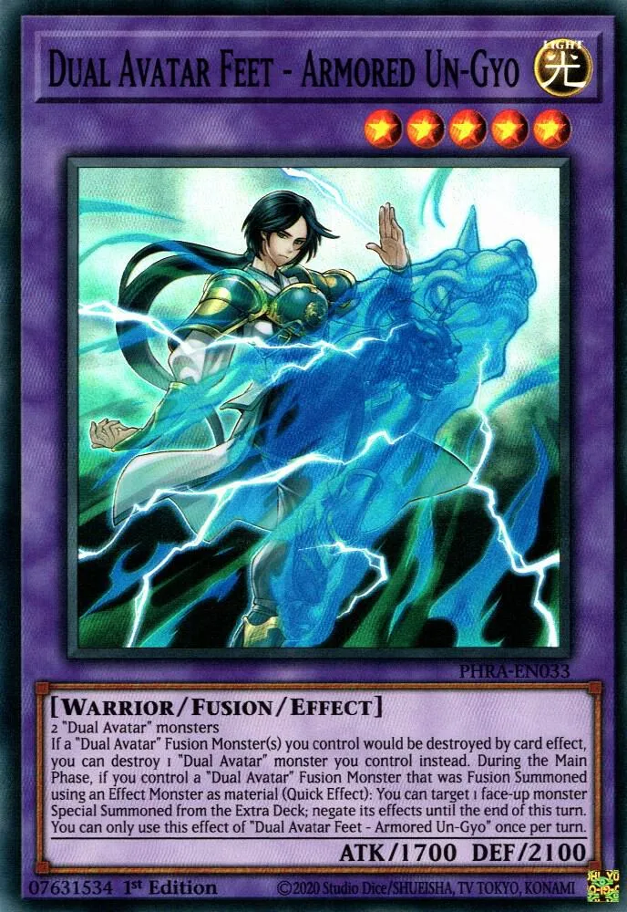 Dual Avatar Feet - Armored Un-Gyo — Phantom Rage — Yu-Gi-Oh!