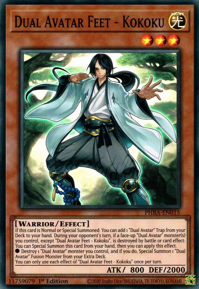 Dual Avatar Feet - Kokoku — Phantom Rage — Yu-Gi-Oh!