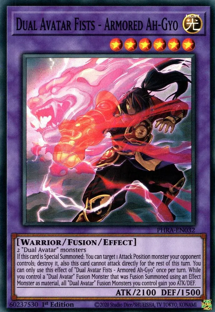 Dual Avatar Fists - Armored Ah-Gyo — Phantom Rage — Yu-Gi-Oh!