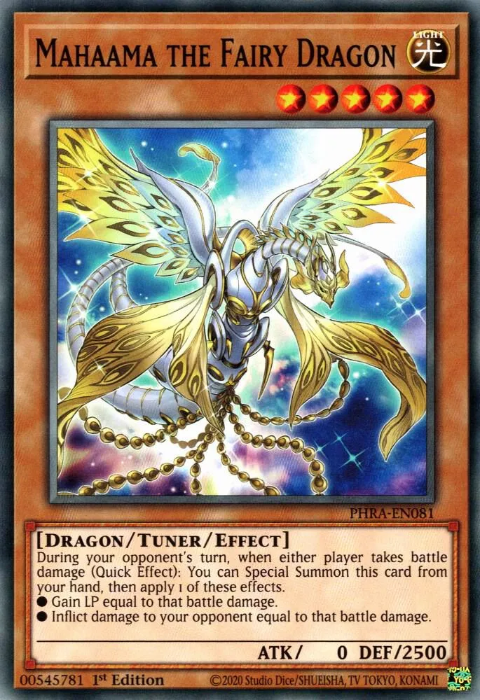 Mahaama le Dragon Féérique — Phantom Rage — Yu-Gi-Oh!