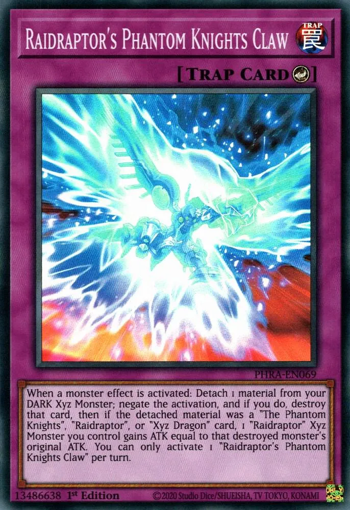Griffe des Chevaliers Fantômes du Raidraptor — Phantom Rage — Yu-Gi-Oh!