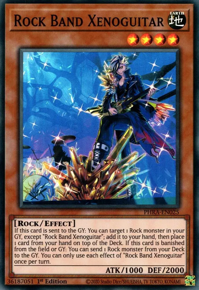 Guitarexéno de Bande de Rock — Phantom Rage — Yu-Gi-Oh!