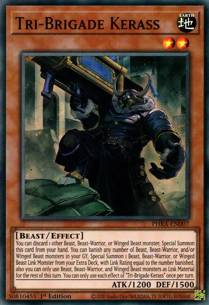 Tri-Brigade Kerass — Phantom Rage — Yu-Gi-Oh!